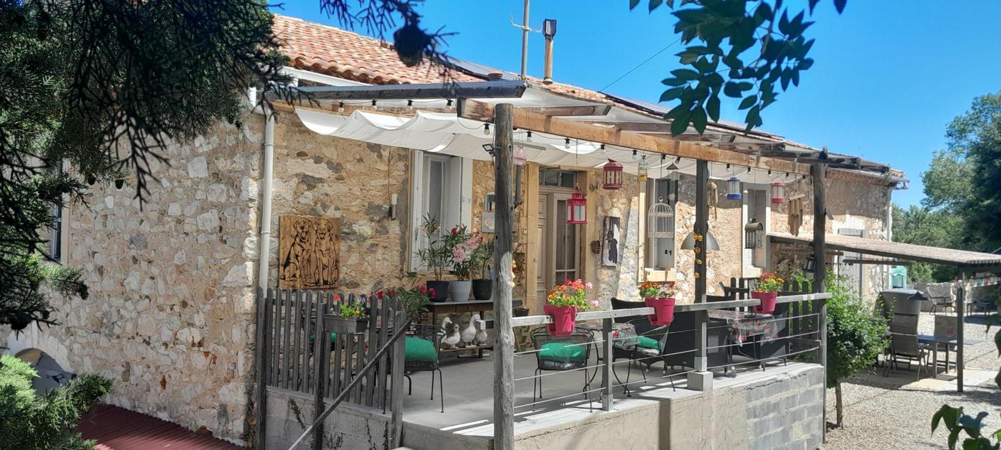 Sur La Bonnefooi Bed and Breakfast Prades-sur-Vernazobre Εξωτερικό φωτογραφία