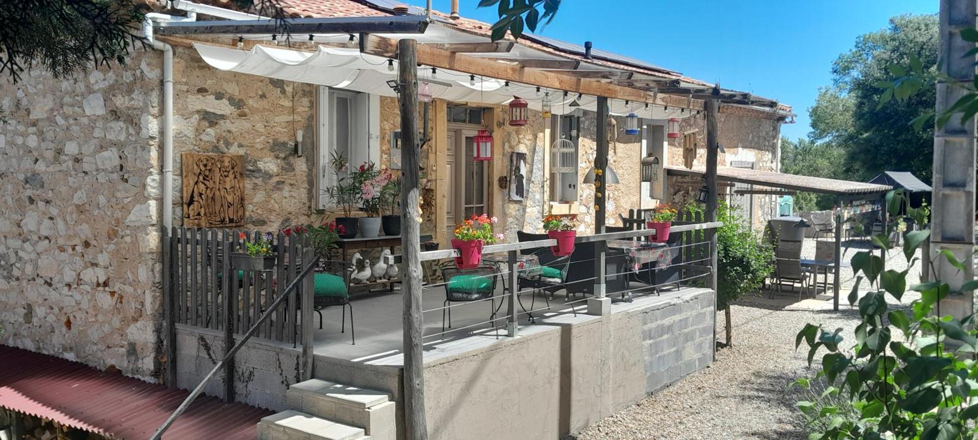 Sur La Bonnefooi Bed and Breakfast Prades-sur-Vernazobre Εξωτερικό φωτογραφία